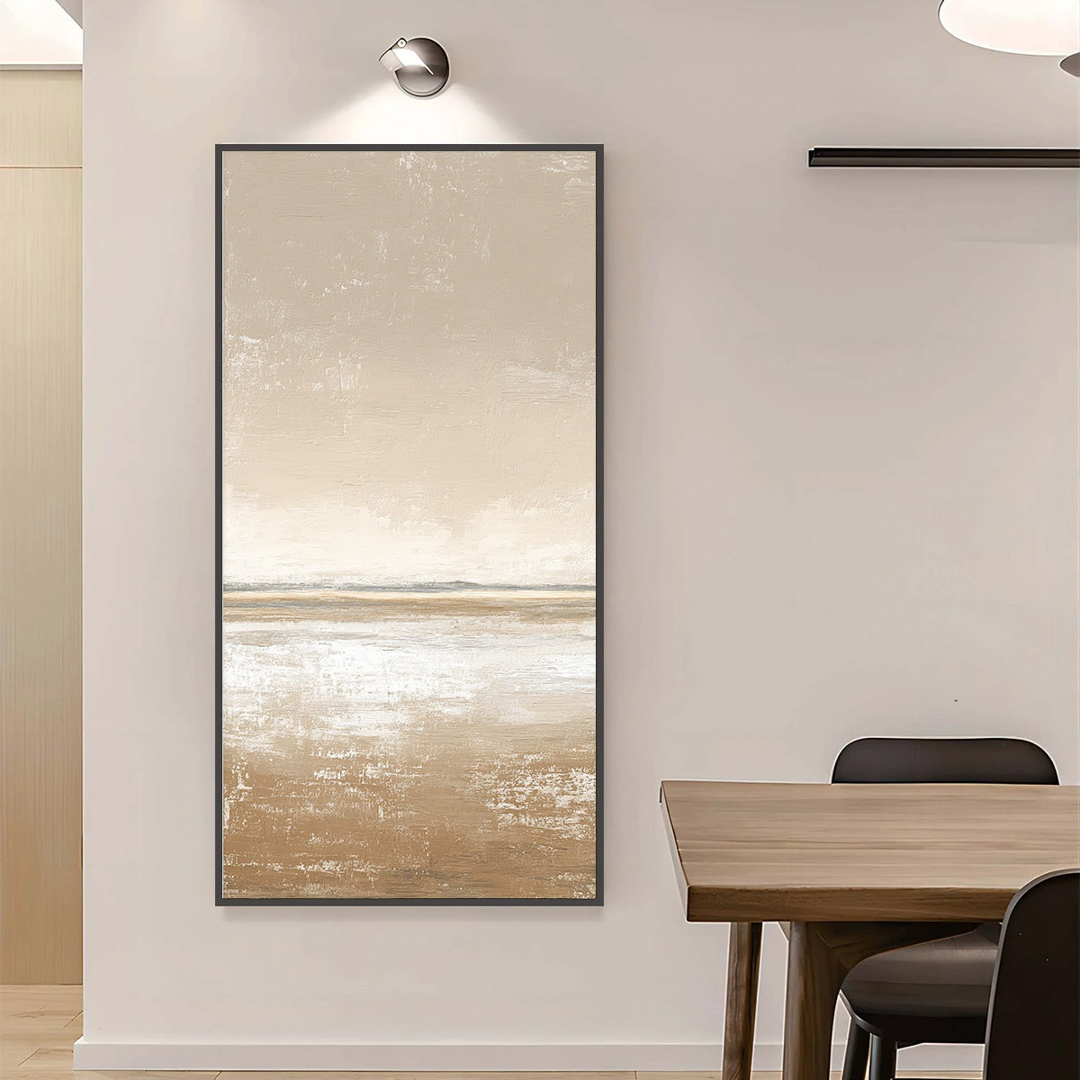 SOLITUDE: Textured Minimalist Wabi Sabi Seascape - Image 4