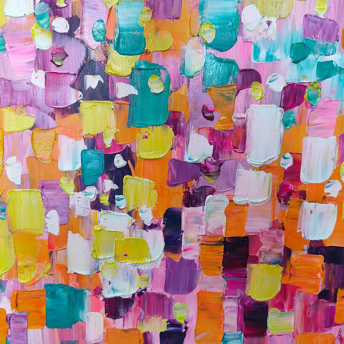 Ready to Ship | SPECTRUM MOSAIC | 28''x56'' | 70x140cm | Black Frame - Image 5