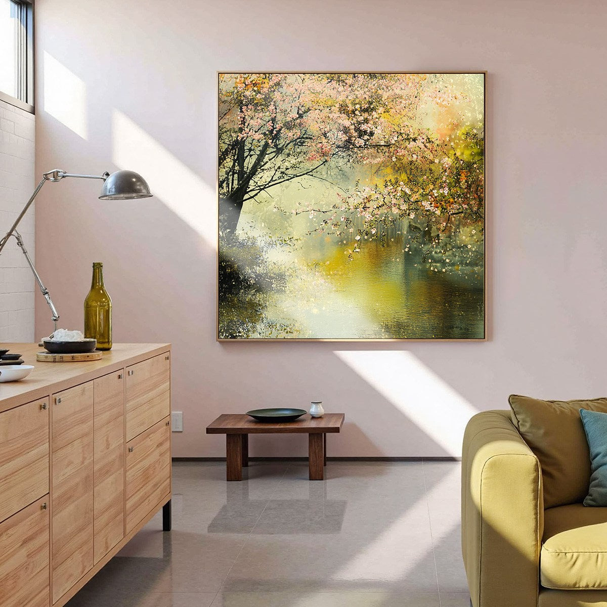 SPRING REVERIE: Impressionist Floral Landscape Oil Painting - Image 2