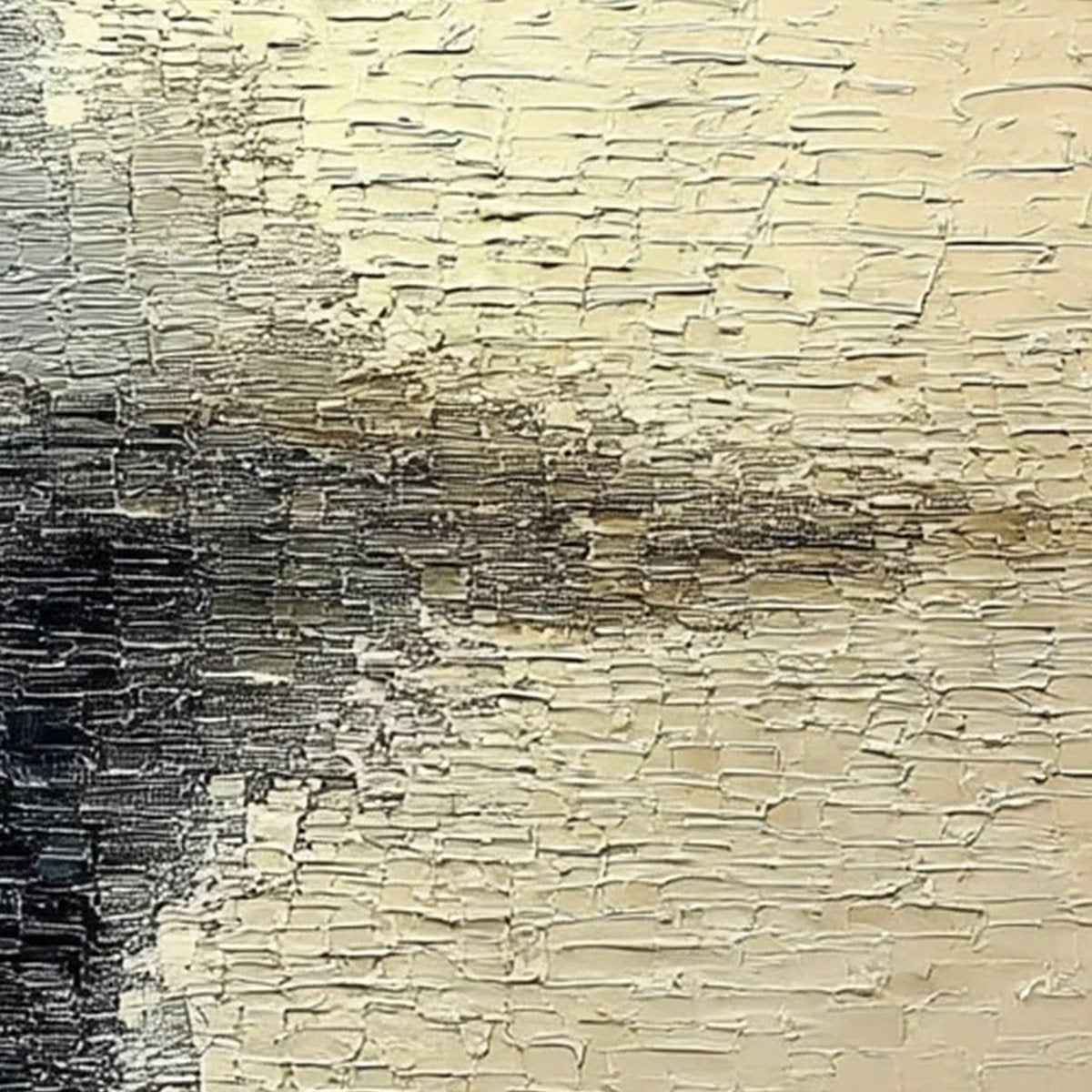 STONEHAVEN: Large Square Wabi Sabi Textured Abstract Painting - Image 3