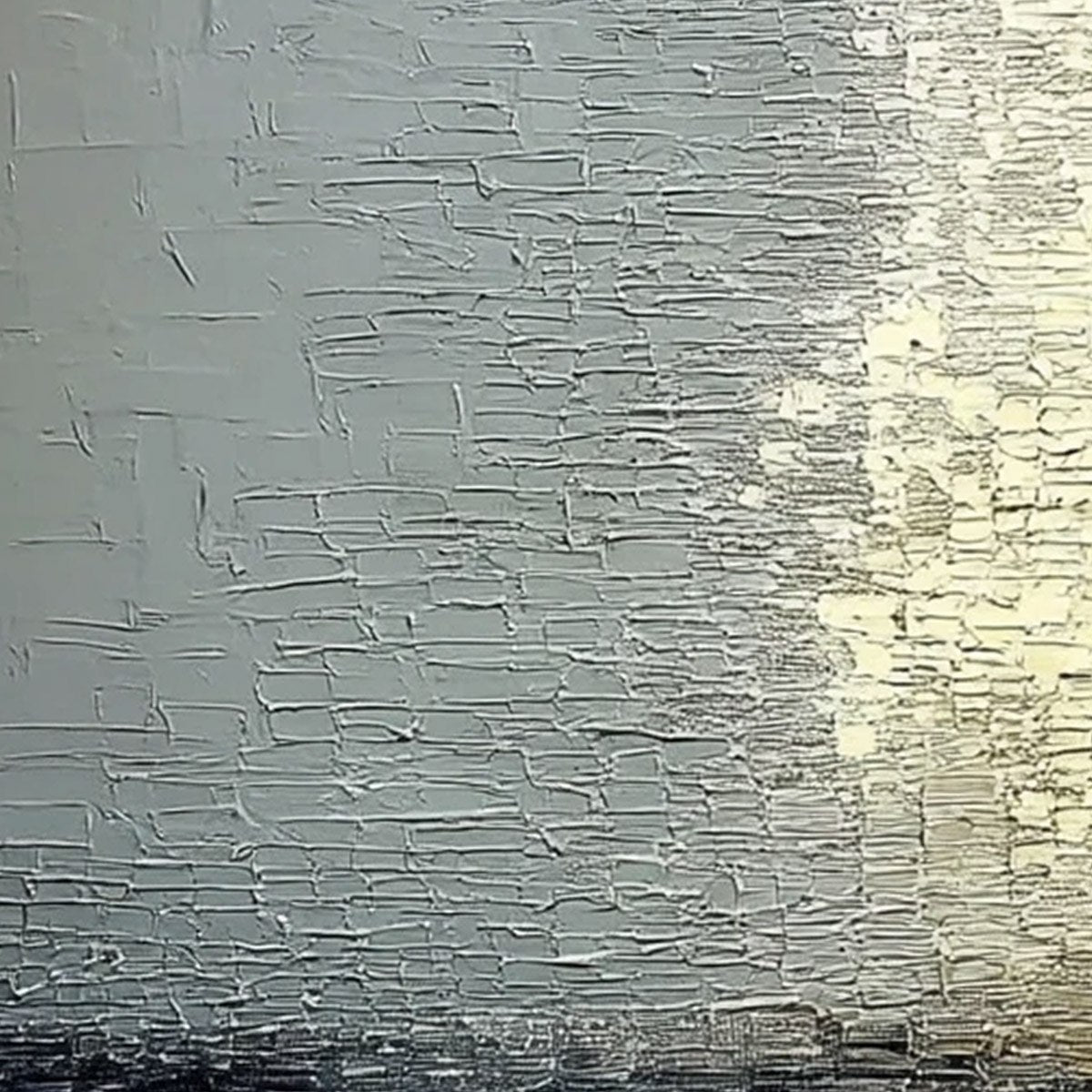 STONEHAVEN: Large Square Wabi Sabi Textured Abstract Painting - Image 5