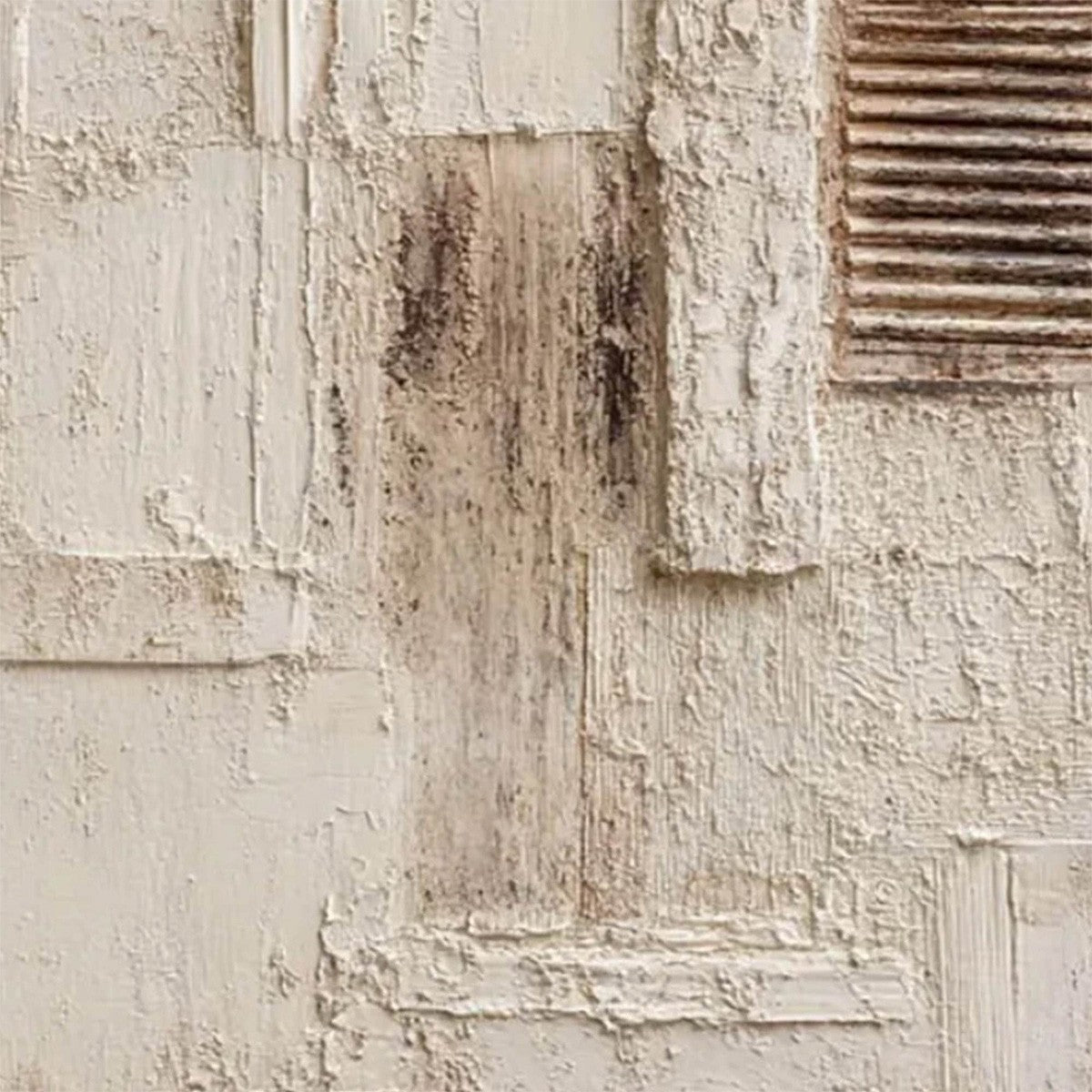 STRATA: Textured Wabi Sabi Abstract Painting in Neutral Tones - Image 3