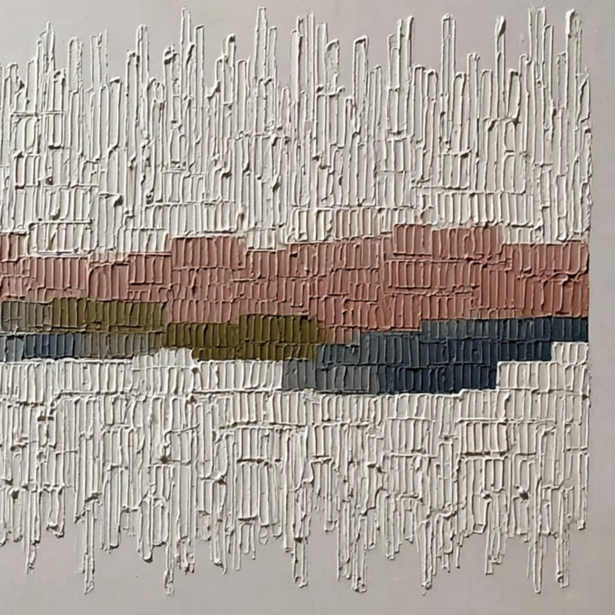STRATA: Wabi Sabi Textured Abstract Horizontal Wall Art - Image 5