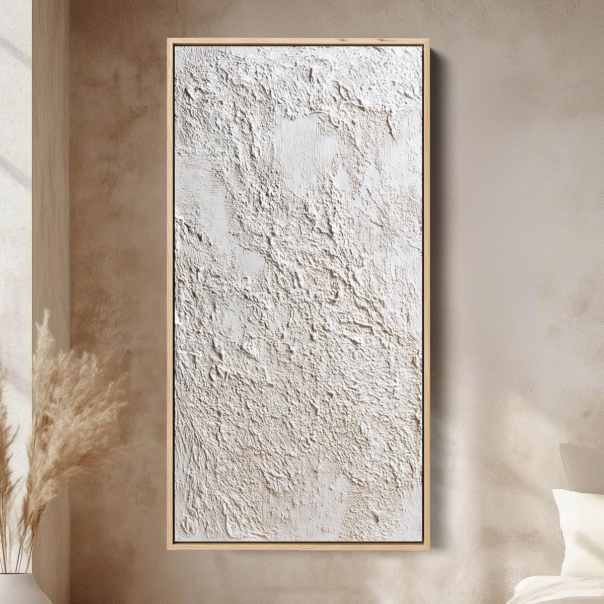 STUCCO: Heavily Textured Wabi Sabi Abstract Painting - Image 2