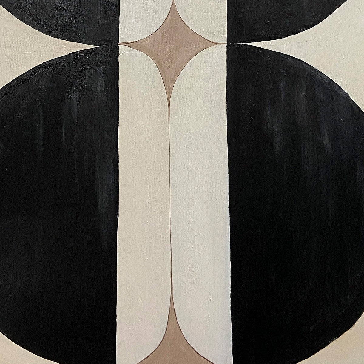 SYMMETRY: Minimalist Geometric Abstract Oil Painting - Image 4