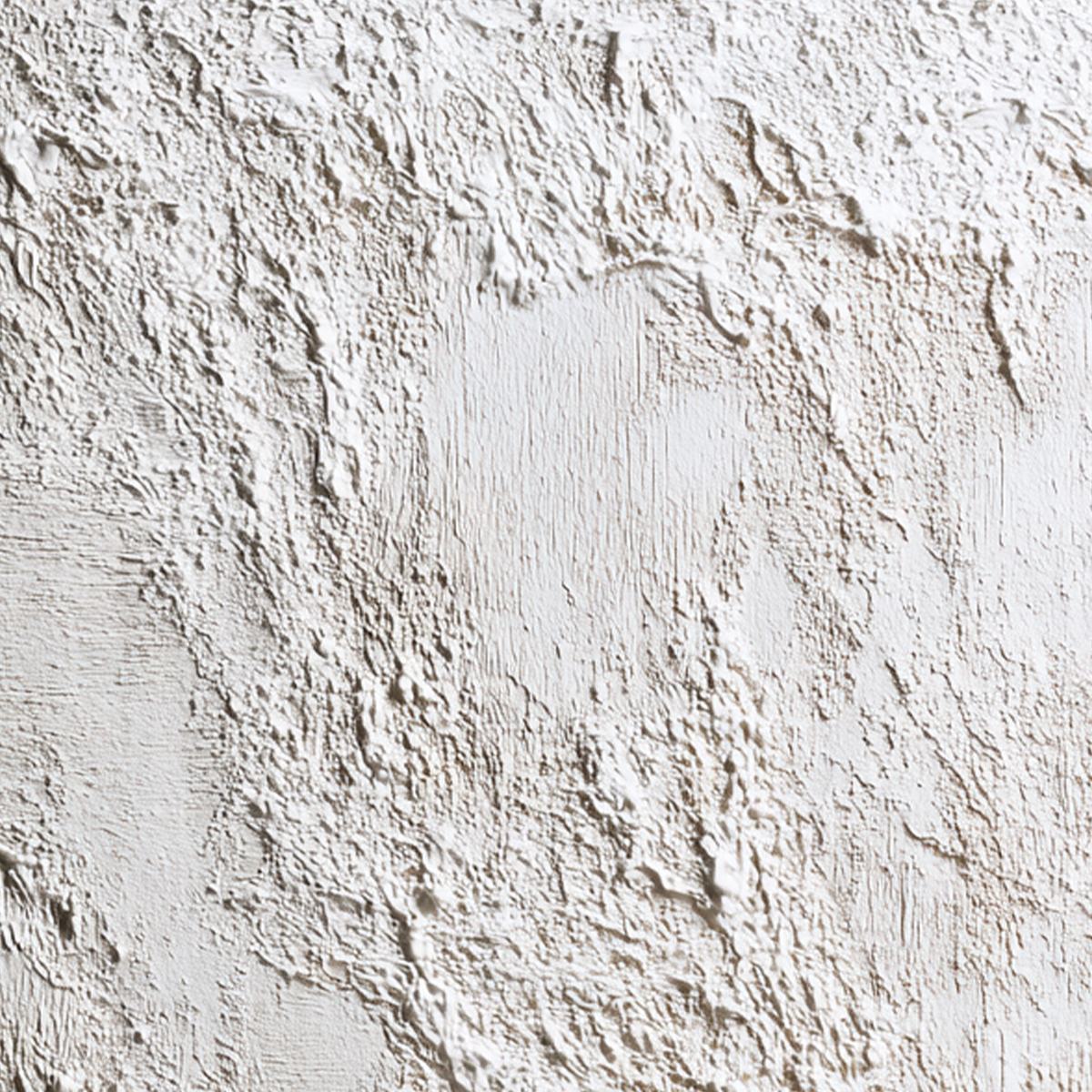 TERRA ALBA: Textured White Wabi Sabi Minimalist Painting - Image 5