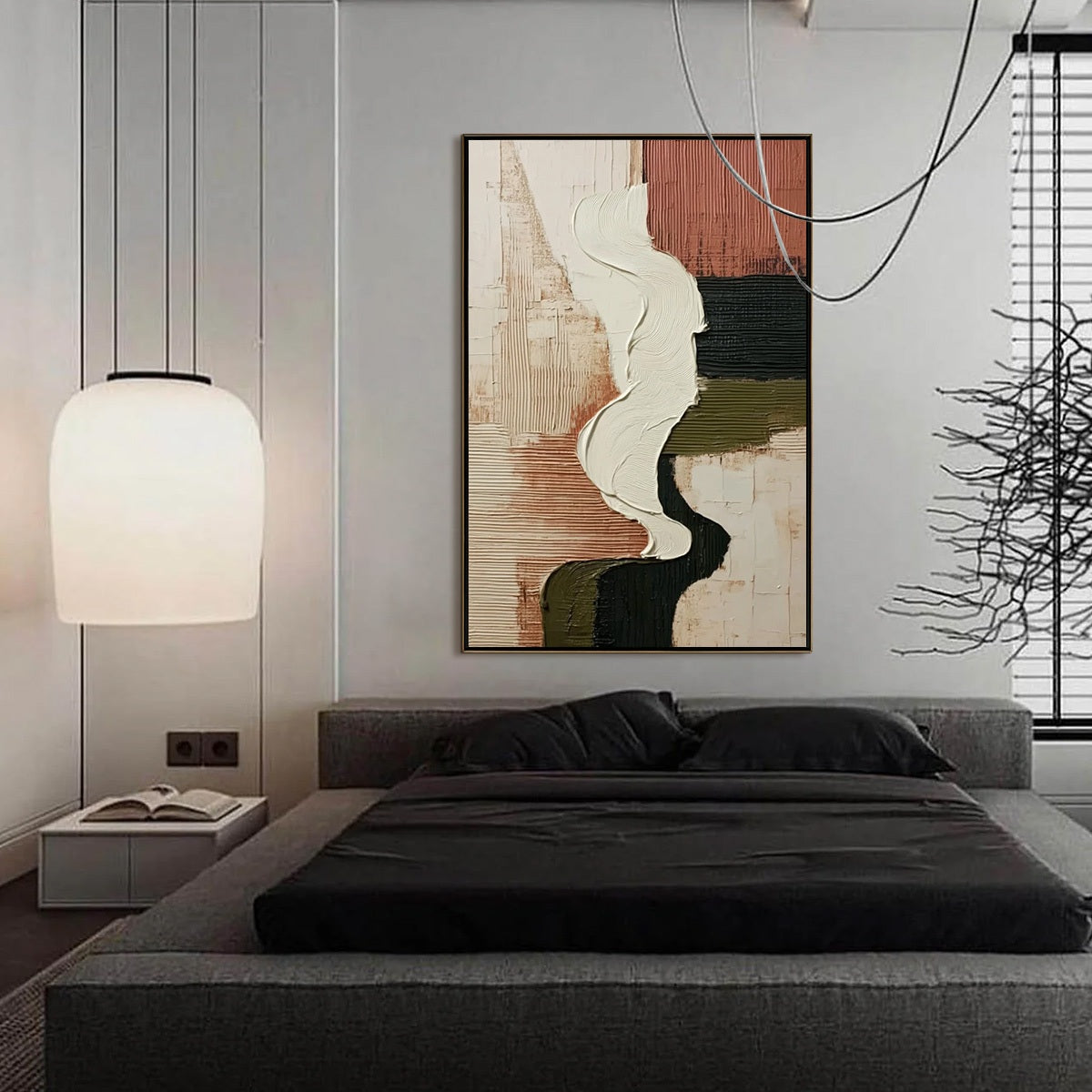 TERRA FIRMA: Textured Wabi Sabi Abstract Art in Earth Tones - Image 4