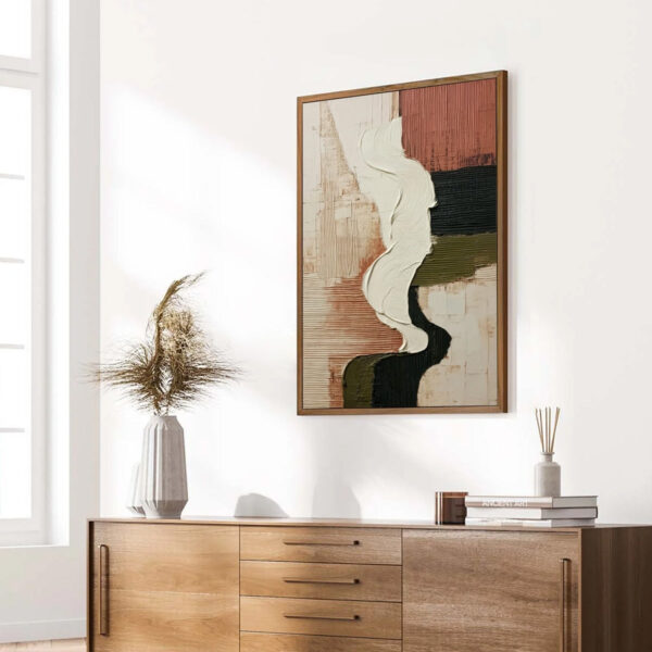 TERRA FIRMA: Textured Wabi Sabi Abstract Art in Earth Tones