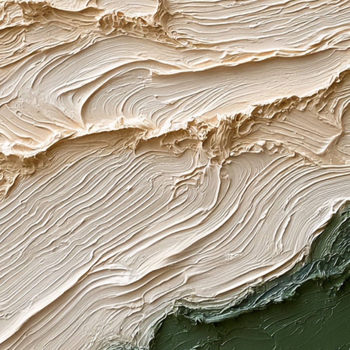 TERRA FIRMA: Textured Wabi Sabi Abstract Oil Painting Wall Art - Image 3