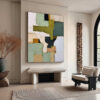 TERRA FIRMA: Textured Wabi Sabi Abstract Oil Painting
