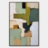 TERRA FIRMA: Textured Wabi Sabi Abstract Oil Painting