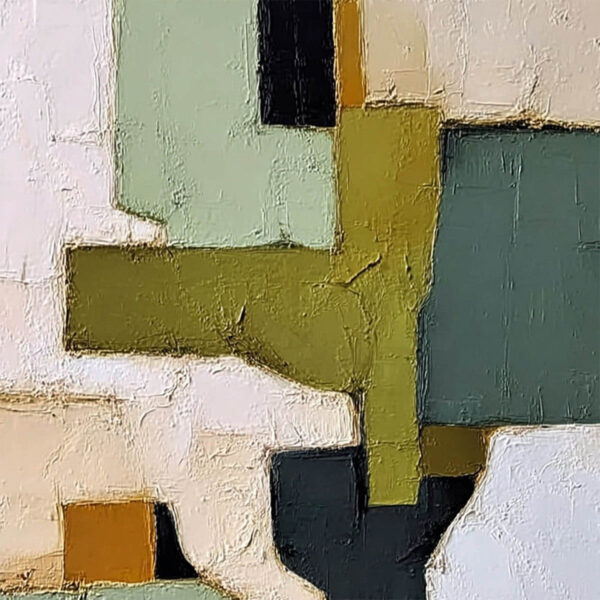 TERRA FIRMA: Textured Wabi Sabi Abstract Oil Painting