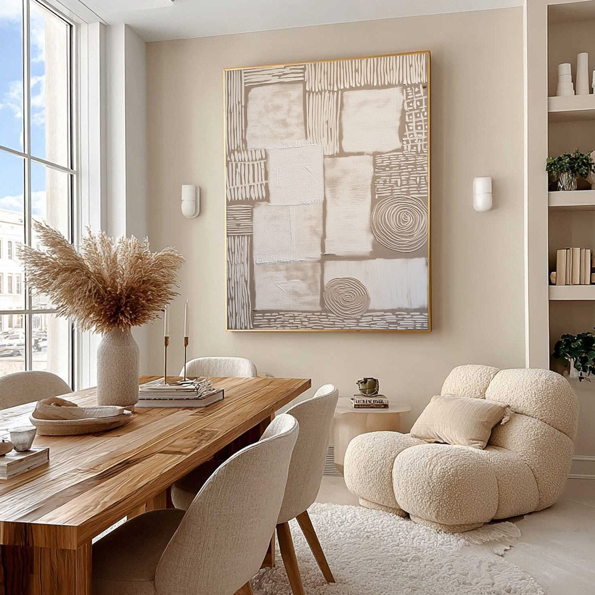 TERRA FIRMA: Textured Wabi-Sabi Abstract Painting for Modern Interiors - Image 7