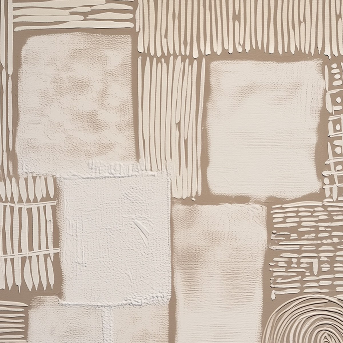 TERRA FIRMA: Textured Wabi-Sabi Abstract Painting for Modern Interiors - Image 3