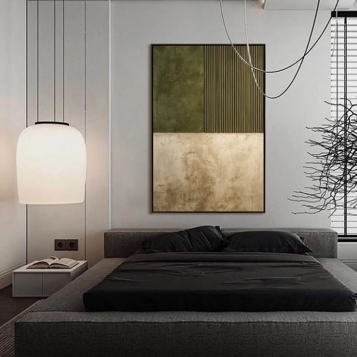TERRA FIRMA: Textured Wabi Sabi Abstract Painting in Earth Tones - Image 4