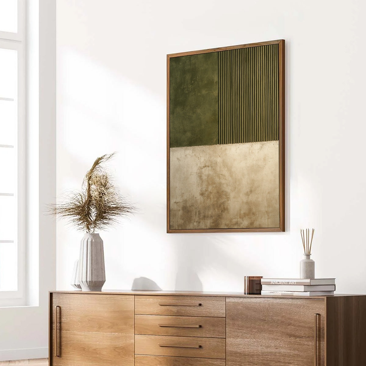 TERRA FIRMA: Textured Wabi Sabi Abstract Painting in Earth Tones - Image 8