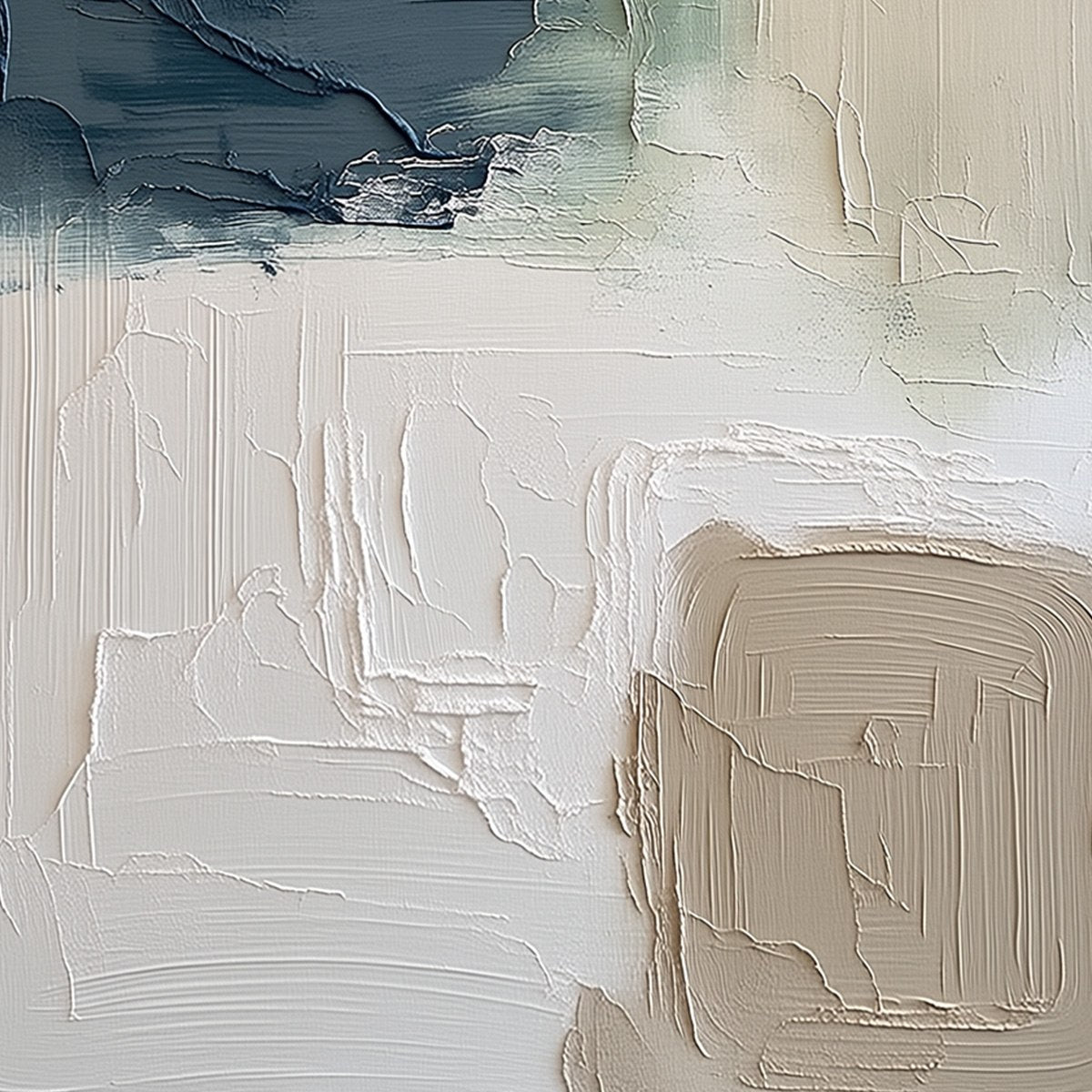 TERRA FIRMA: Textured Wabi-Sabi Abstract Wall Art in Earth Tones - Image 5