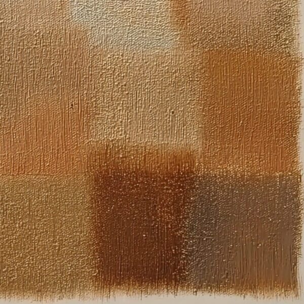 TERRA FIRMA: Textured Minimalist Abstract Painting in Earth Tones