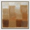 TERRA FIRMA: Textured Minimalist Abstract Painting in Earth Tones