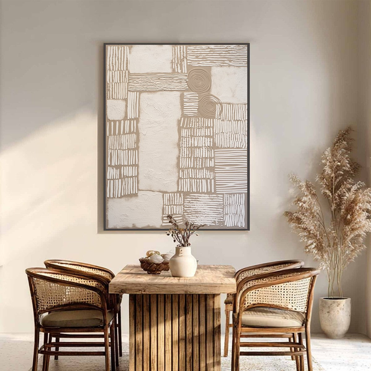 TERRA FORMA: Large Textured Wabi Sabi Abstract Painting - Image 2