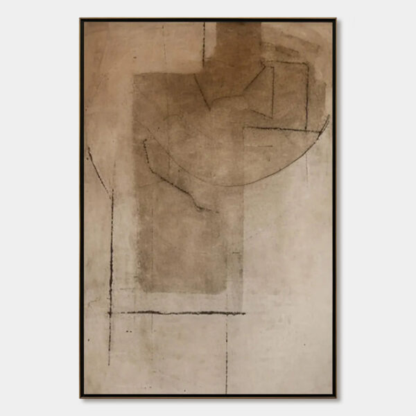 TERRA INCOGNITA: Wabi Sabi Inspired Textured Abstract Earth Tone Painting