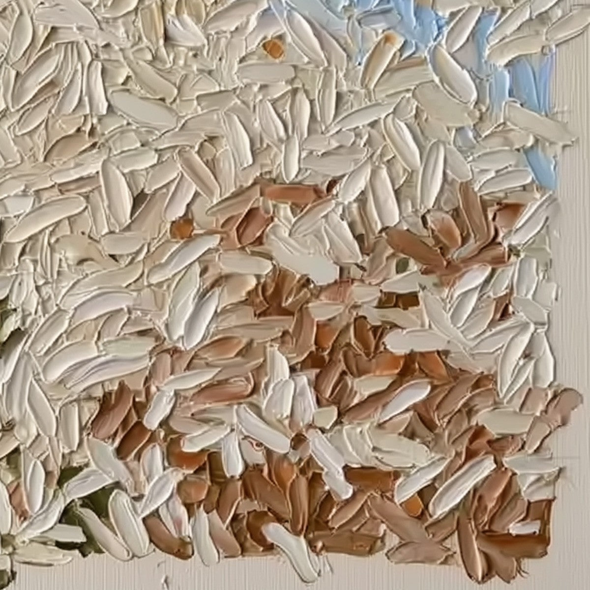 TERRA MOSAIC: Textured Earth Tone Abstract Impasto Painting - Image 6