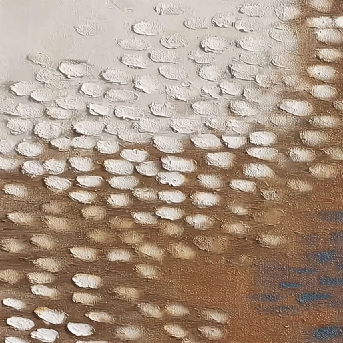 TERRA RHYTHM: Heavily Textured Wabi Sabi Abstract Painting - Image 3