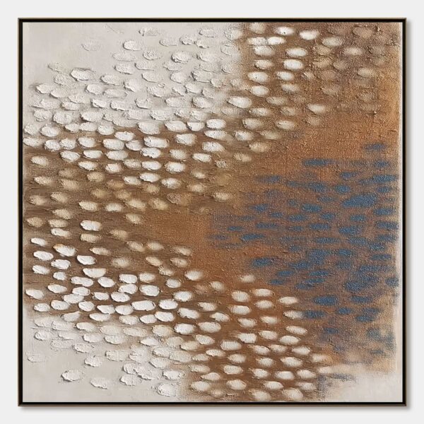 TERRA RHYTHM: Heavily Textured Wabi Sabi Abstract Painting