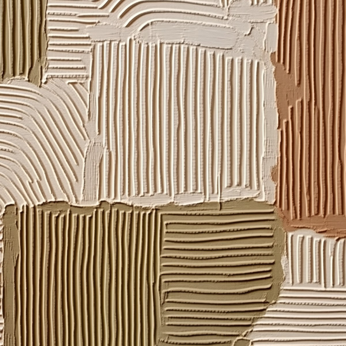 TERRA RHYTHMS: Textured Wabi Sabi Abstract Painting in Earth Tones - Image 5