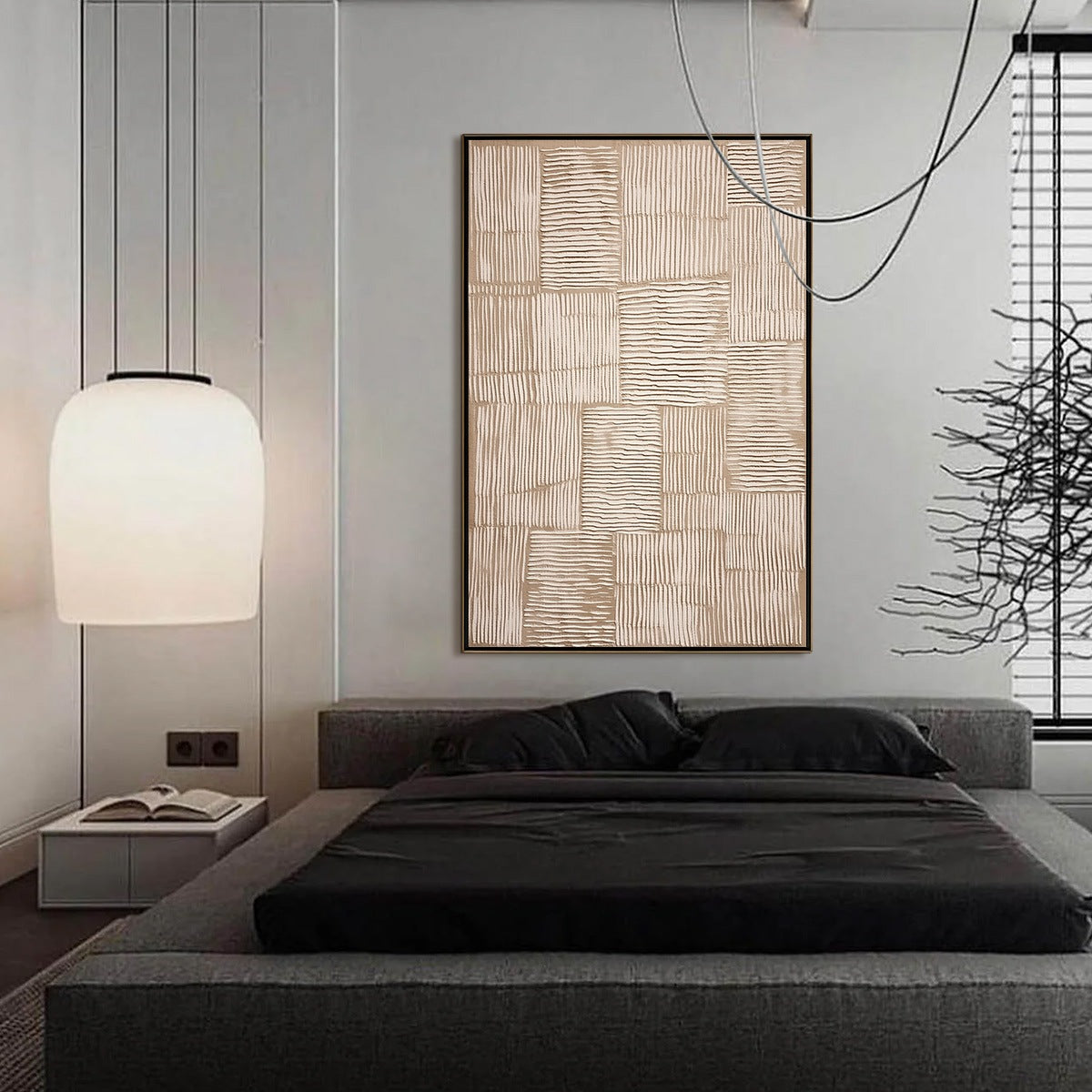 TERRA WEAVE: Heavy Textured Minimalist Wabi Sabi Wall Art - Image 4