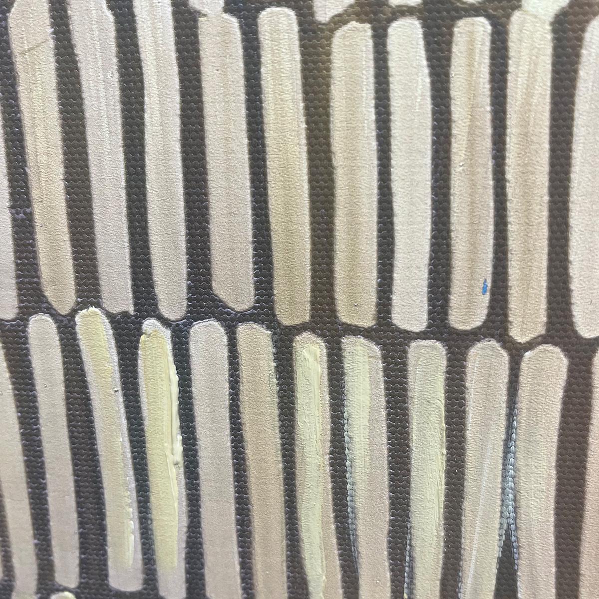TERRACED SERENITY: Wabi Sabi Minimalist Abstract Painting - Image 5
