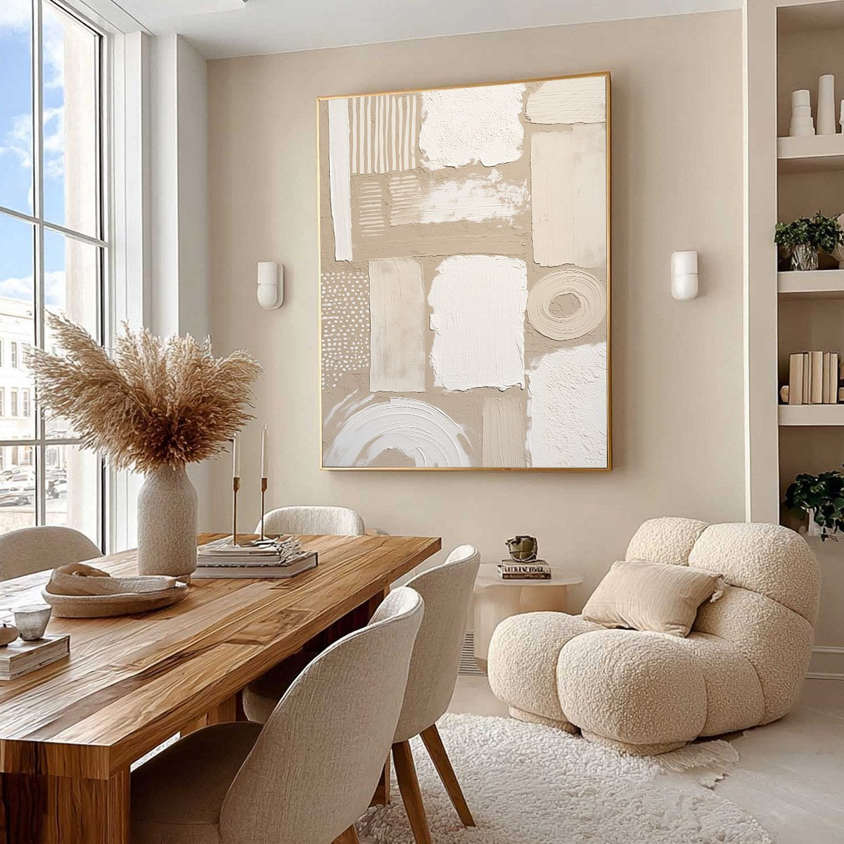 TERRAFORMS: Textured Wabi-Sabi Abstract Painting in Neutral Tones - Image 7