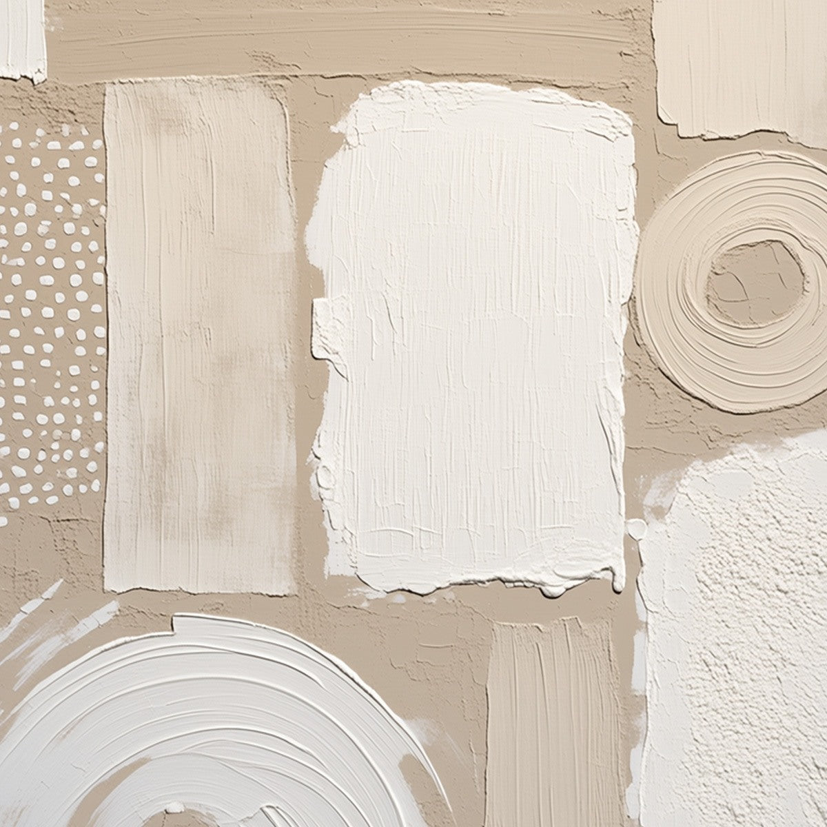 TERRAFORMS: Textured Wabi-Sabi Abstract Painting in Neutral Tones - Image 5