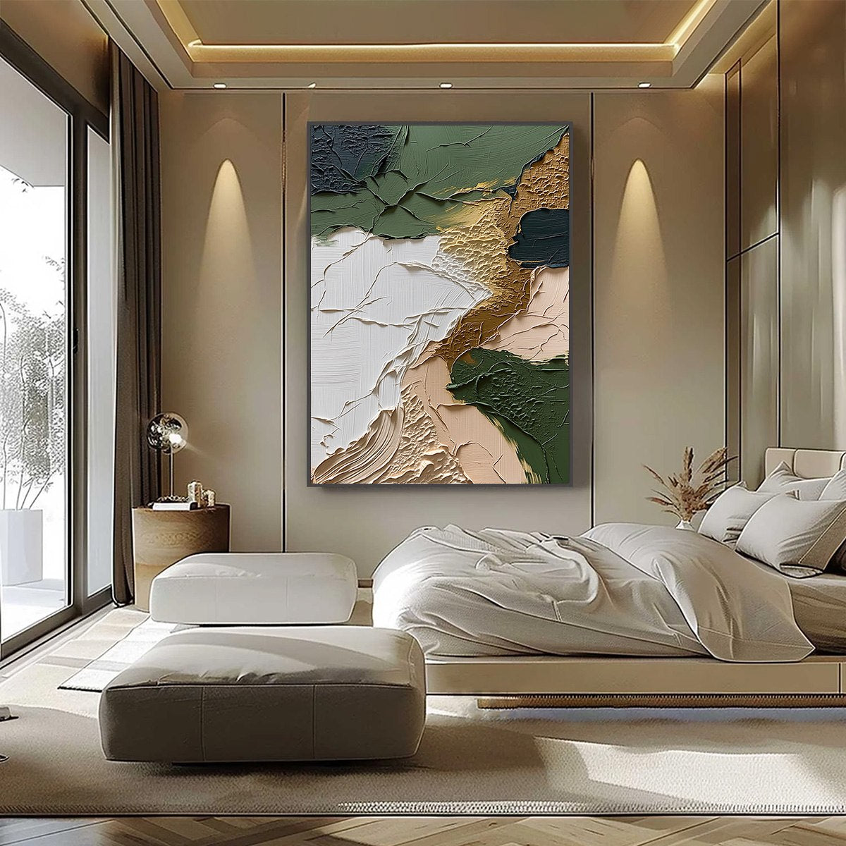 TERRAIN: Textured Wabi Sabi Abstract Painting in Earth Tones - Image 6