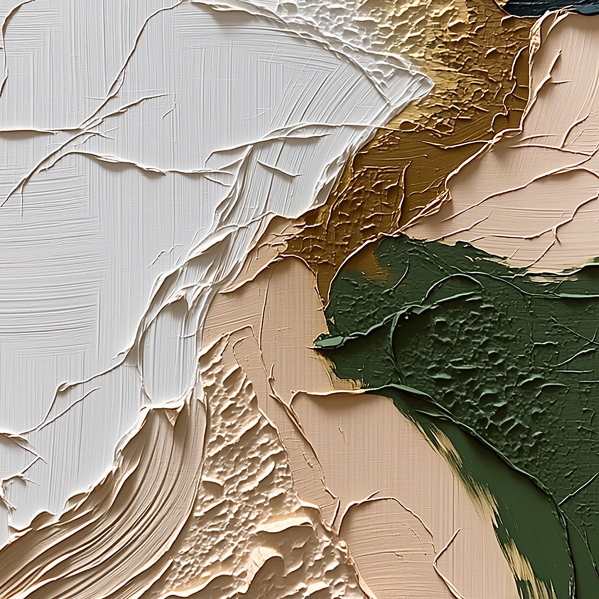 TERRAIN: Textured Wabi Sabi Abstract Painting in Earth Tones - Image 5