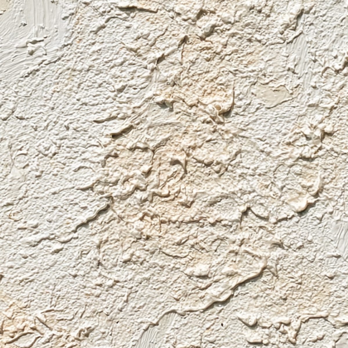 TERRA BLANCA: Heavy Texture Minimalist Wabi Sabi Painting - Image 3
