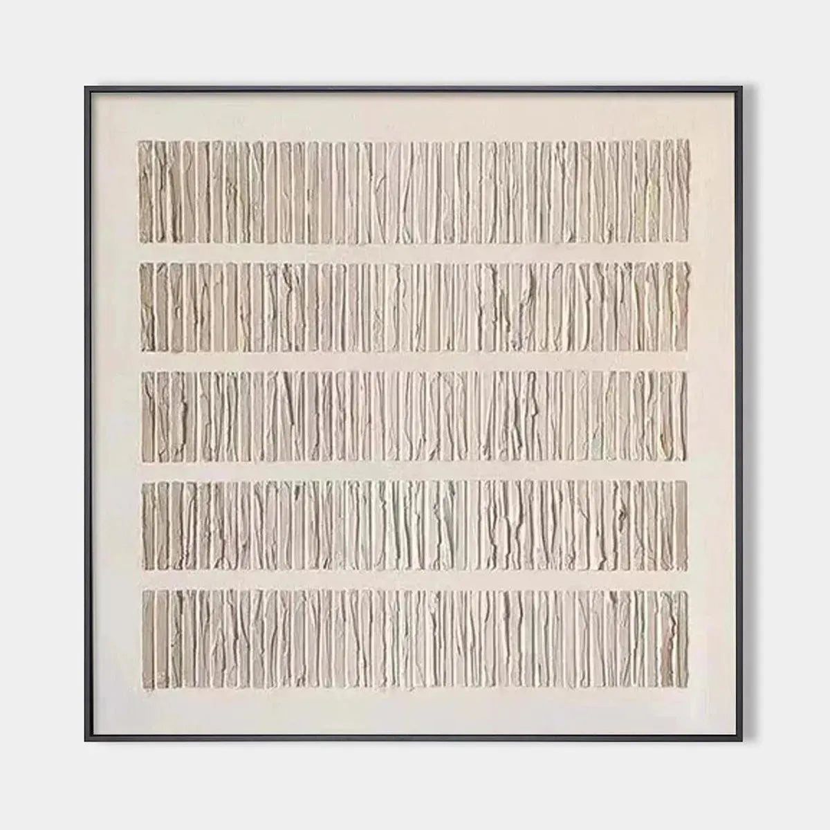 TEXTURED BEIGE: Minimalist Textured Painting