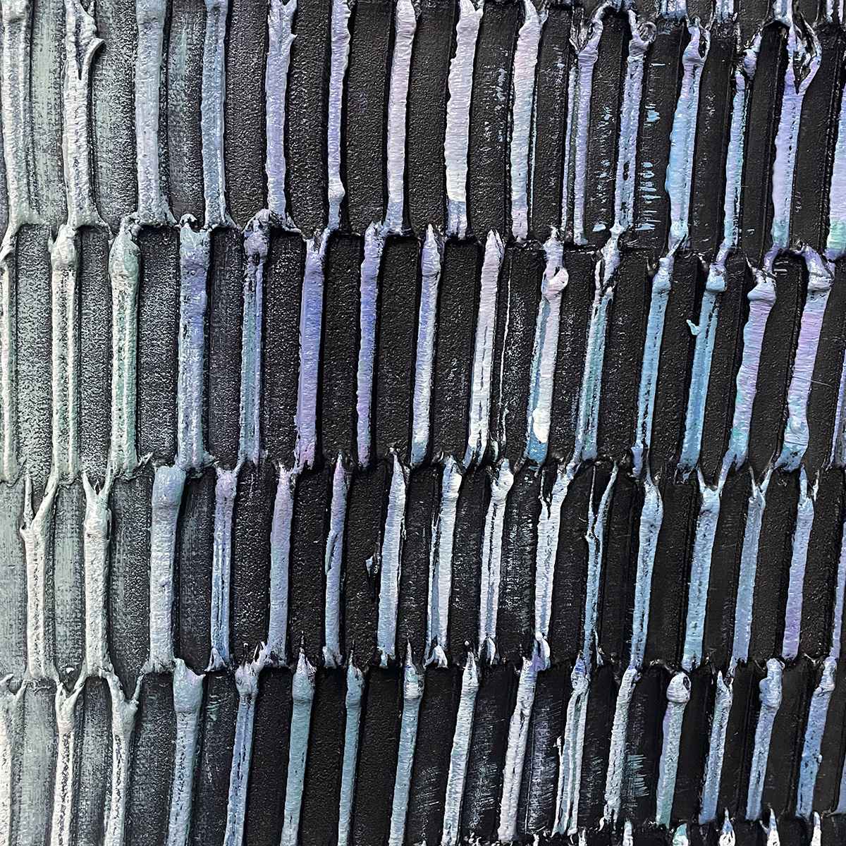 TEXTURED DEPTHS: Minimalist Textured Abstract Painting - Image 6