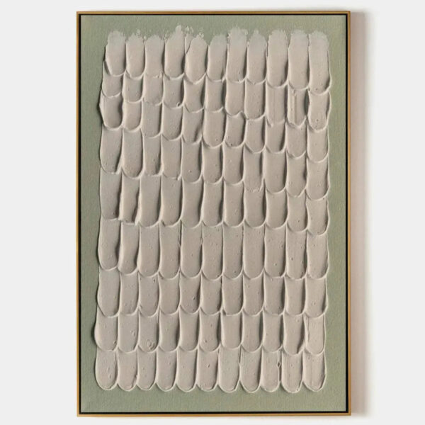 TEXTURED SCALES: Textured Abstract Painting in Neutral Tones