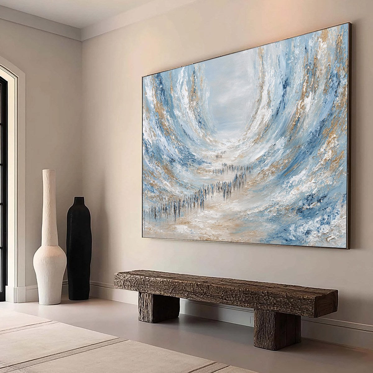 THE EXODUS: Large Abstract Figurative Textured Wall Art - Image 7