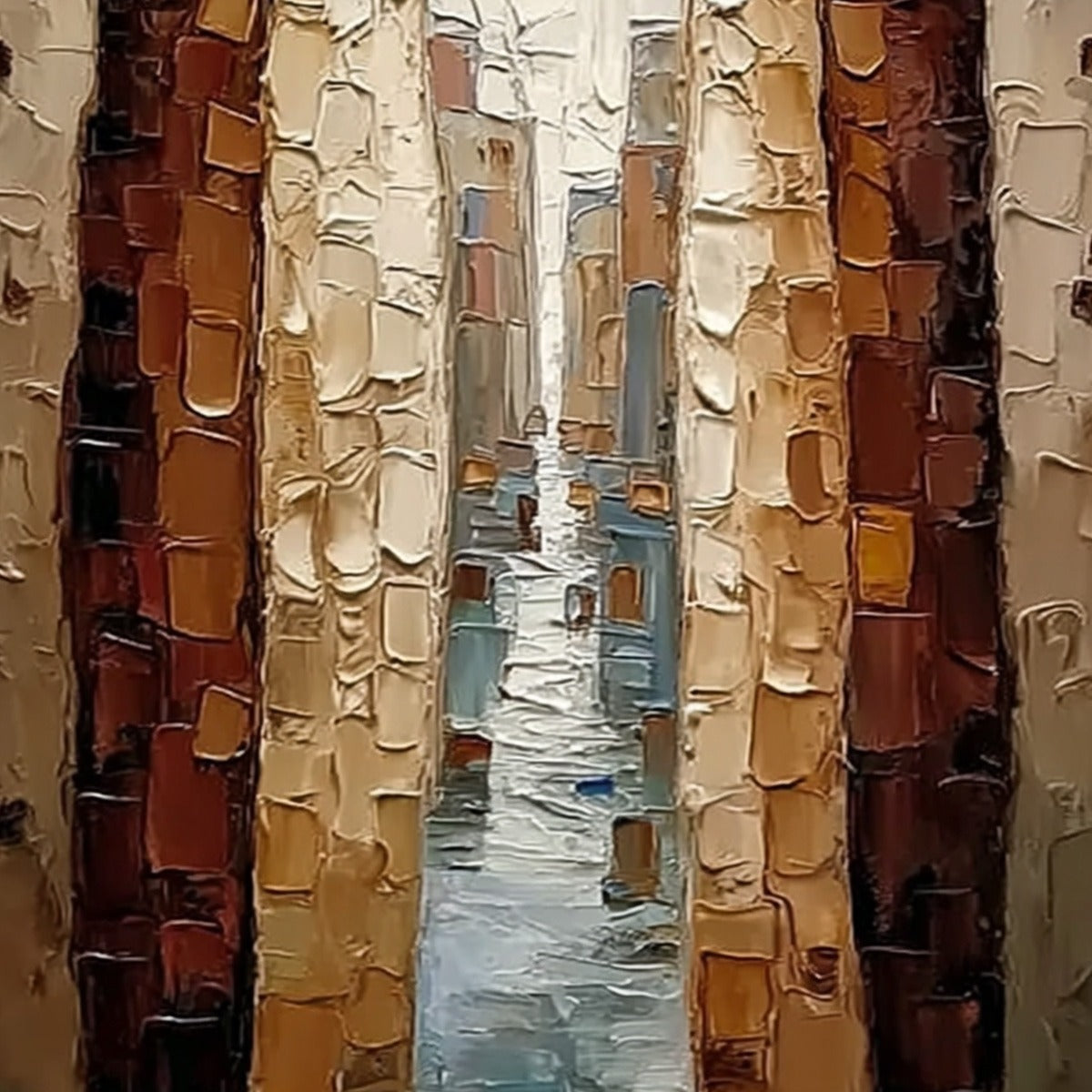THE JOURNEYMEN: Textured Figurative Impasto Painting - Image 5