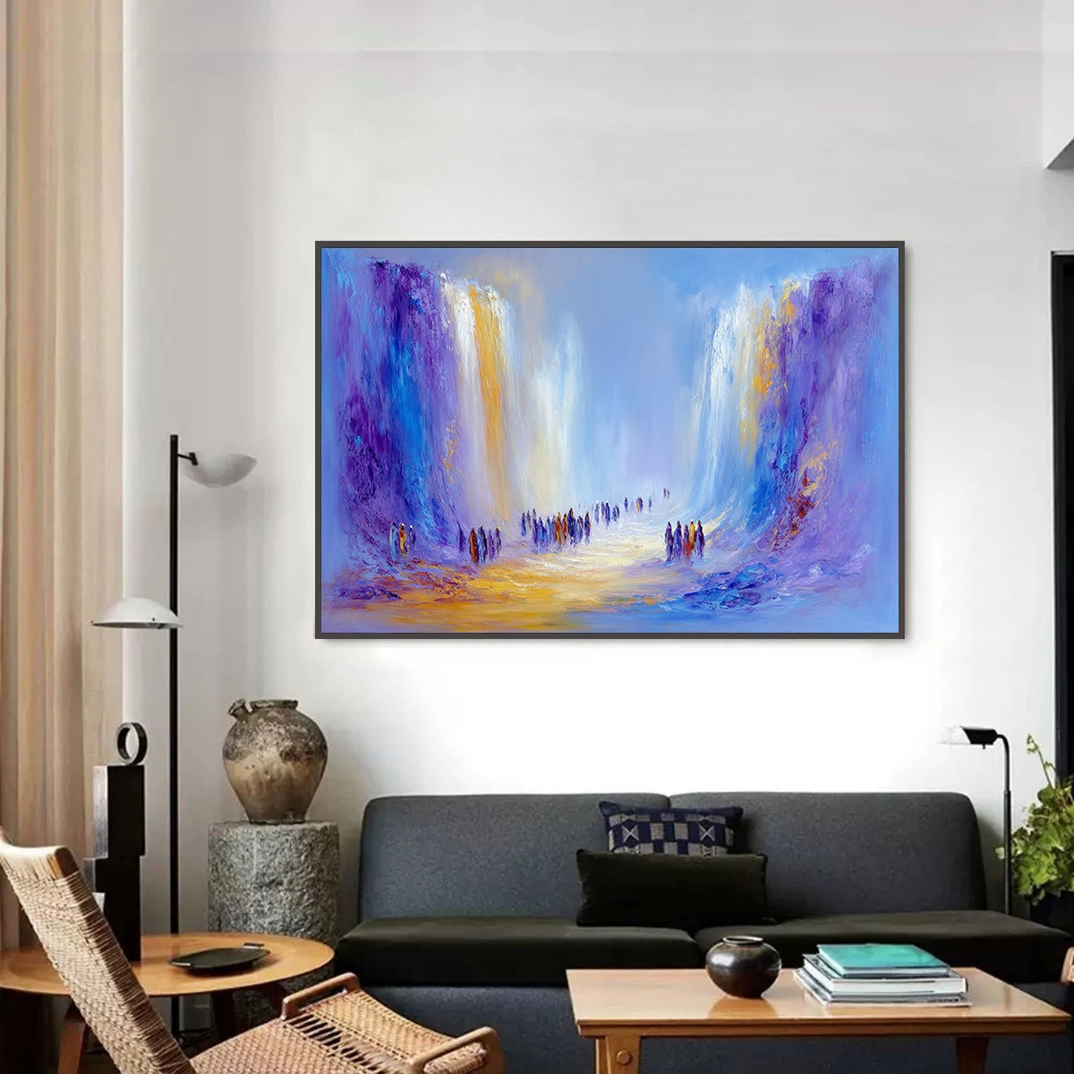 THE PASSAGE: Epic Journey Abstract Impasto Palette Knife Painting - Image 2