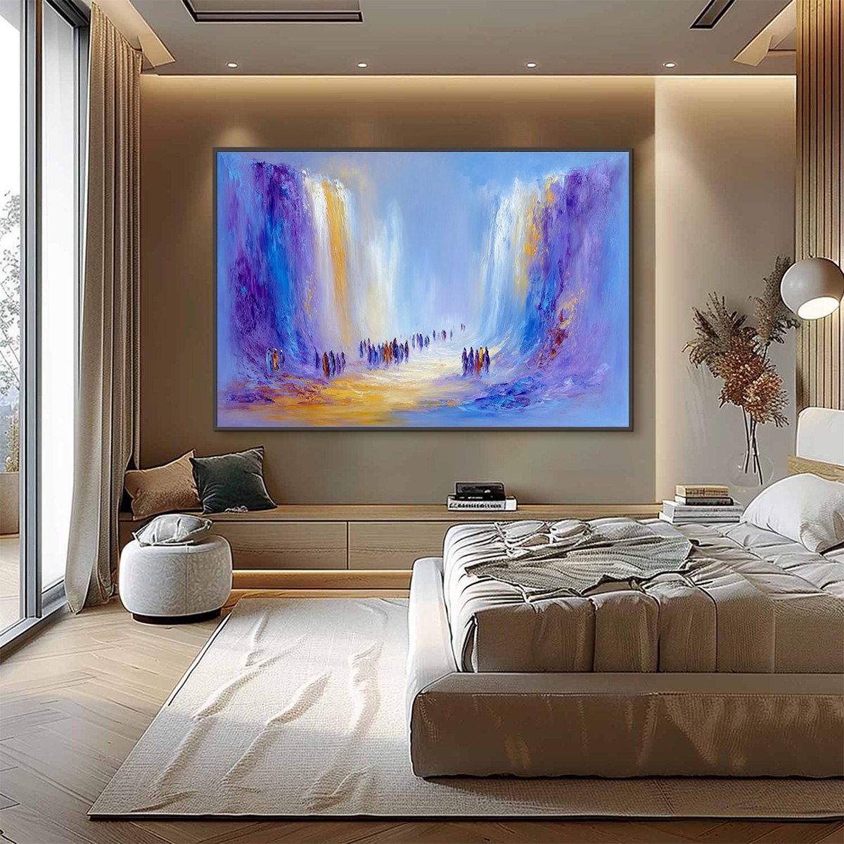 THE PASSAGE: Epic Journey Abstract Impasto Palette Knife Painting - Image 6