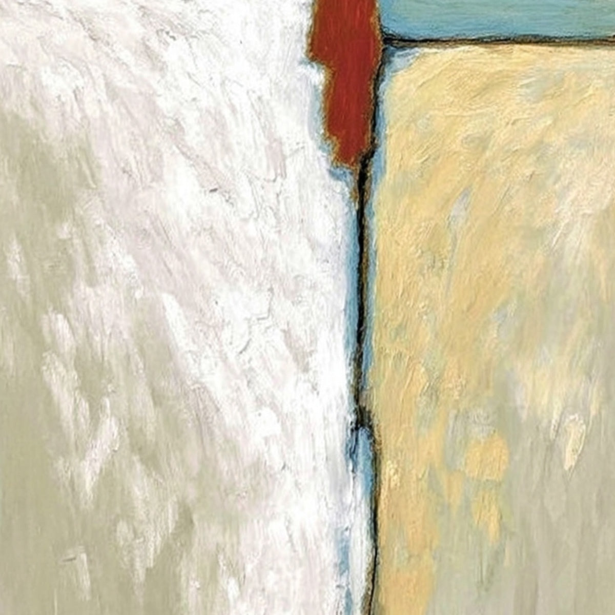 THE WATCHER: Minimalist Figurative Abstract Textured Painting - Image 5