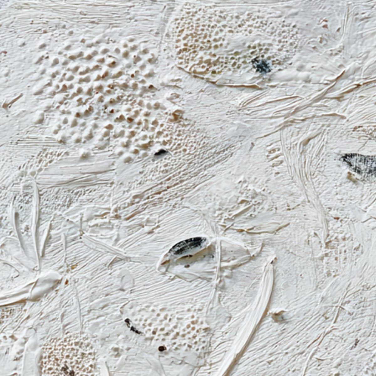 TIDAL RELICS: Textured Wabi Sabi Abstract Ocean Painting - Image 5