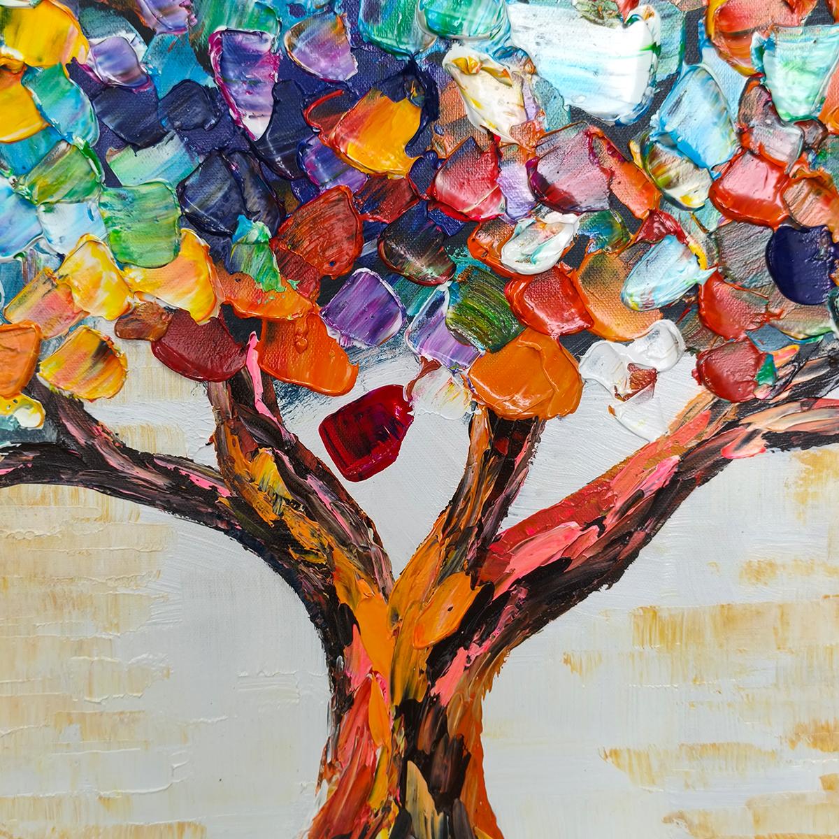 Ready to Ship | TREE OF LIFE | 24''x48'' | 60x120cm | Black Frame - Image 2