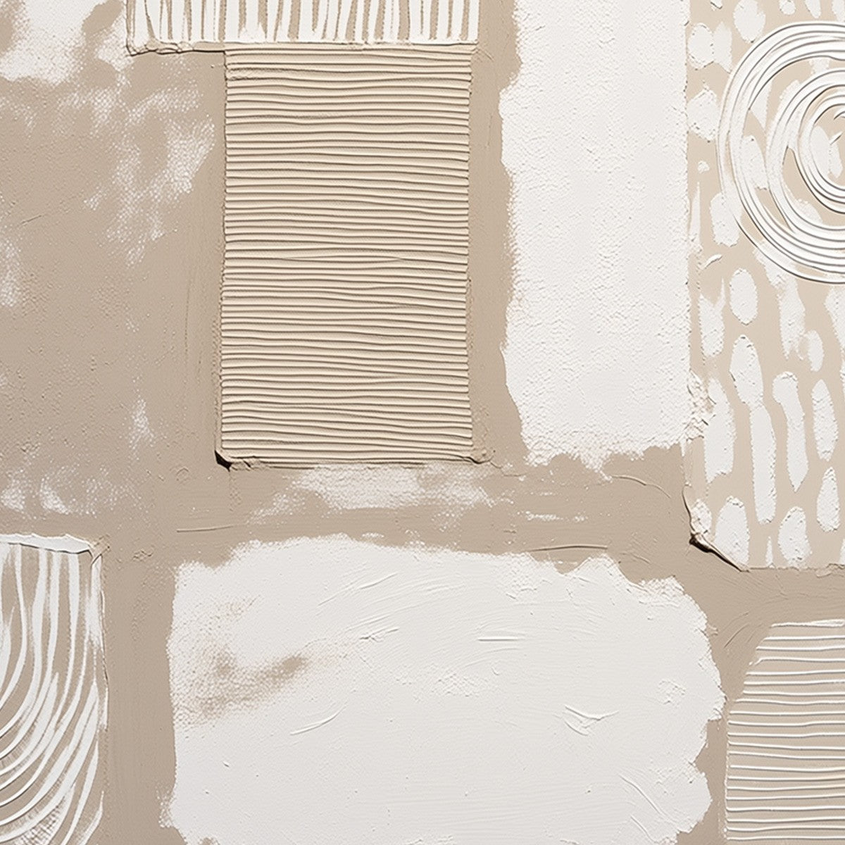 URBAN ARTIFACTS: Large Textured Minimalist Abstract Painting - Image 5