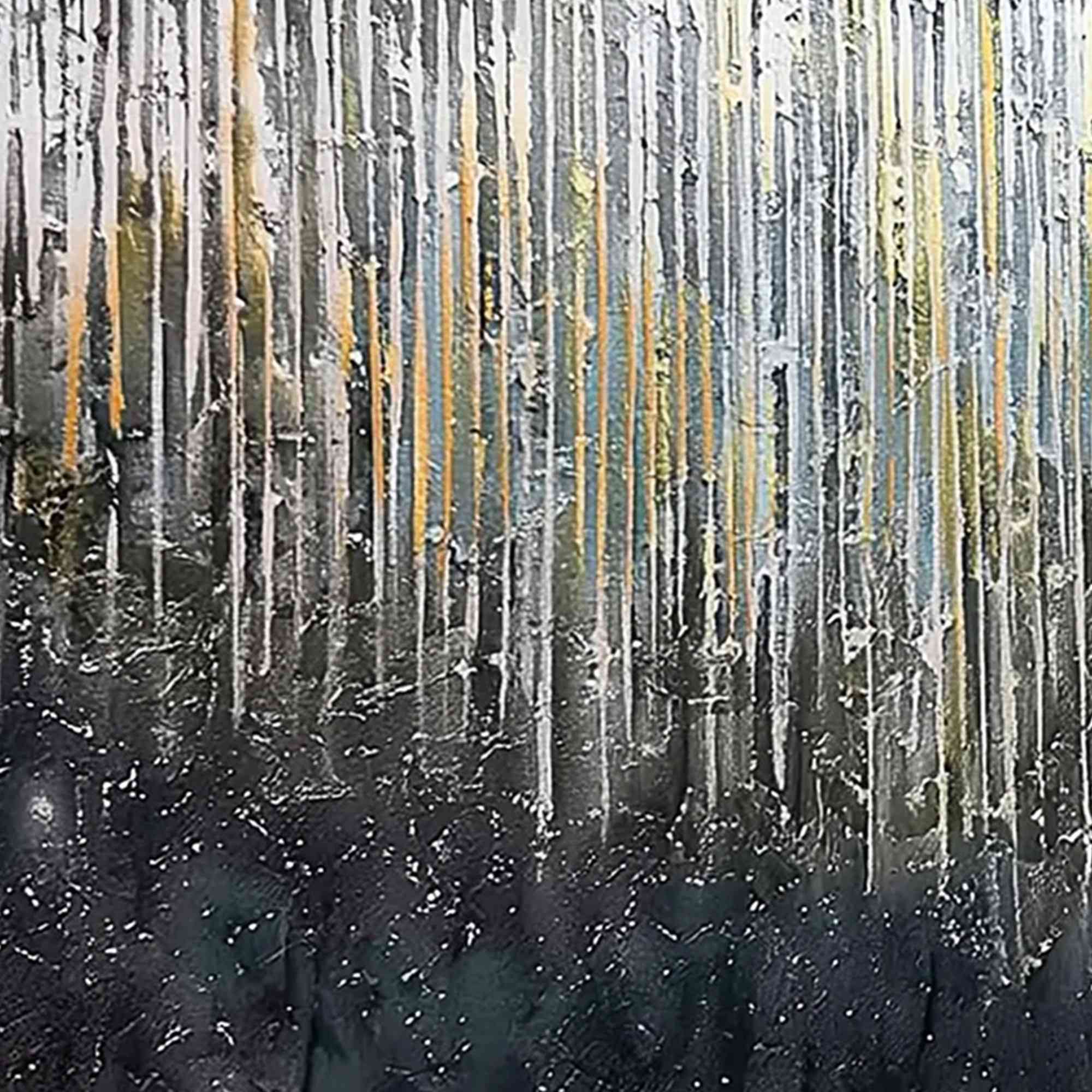 URBAN CASCADE: Large Textured Abstract Palette Knife Painting - Image 3