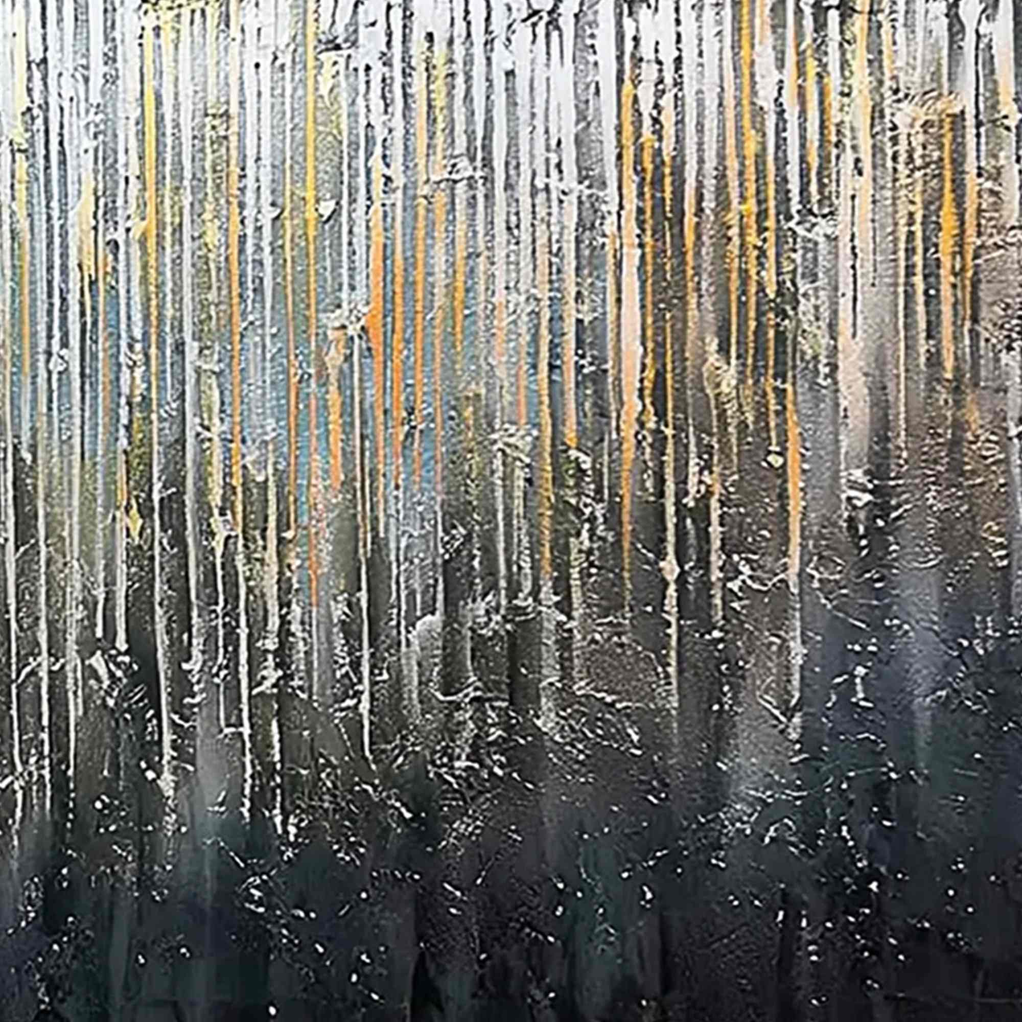 URBAN CASCADE: Large Textured Abstract Palette Knife Painting - Image 5