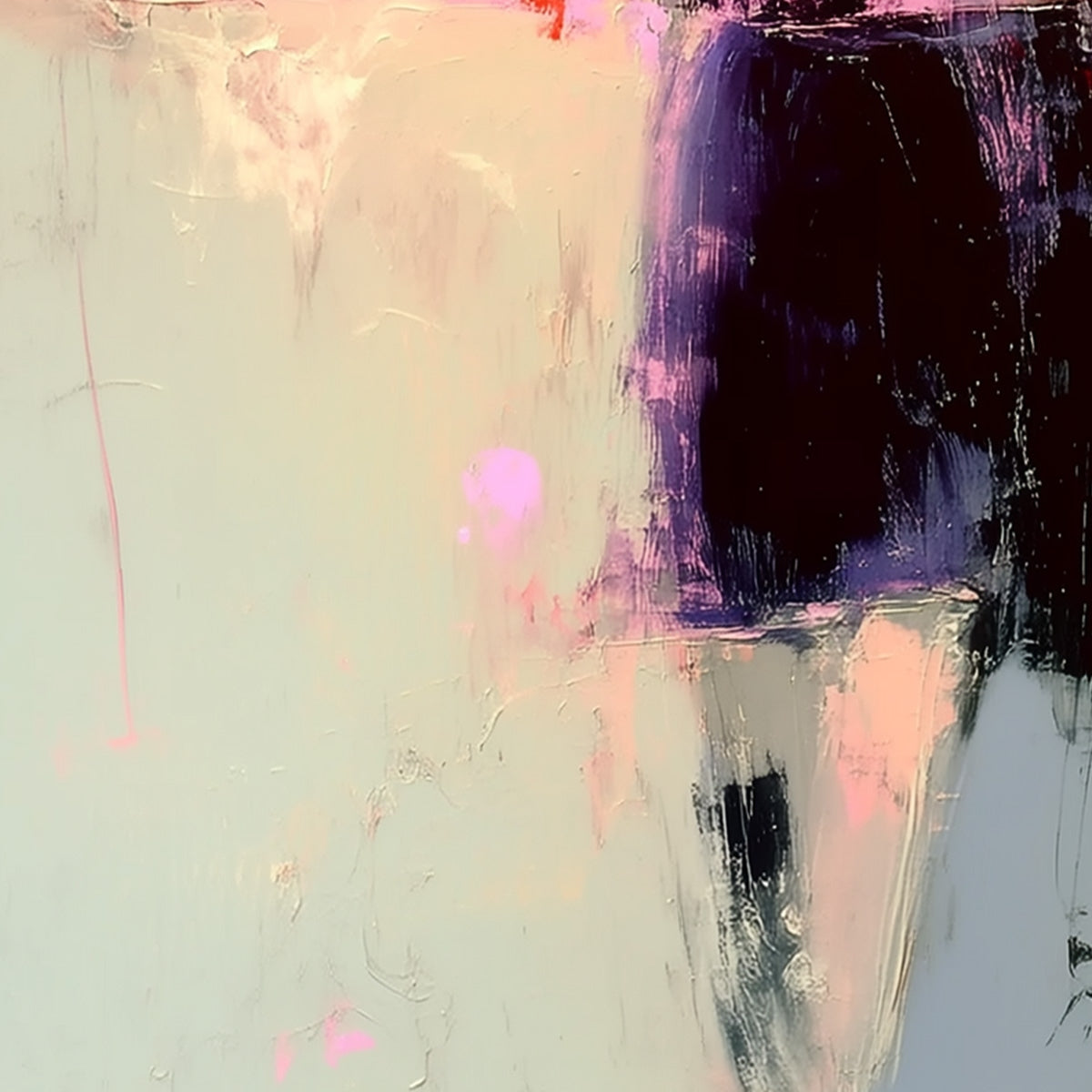 URBAN MUSE: Abstract Figurative Portrait Oil Painting - Image 5